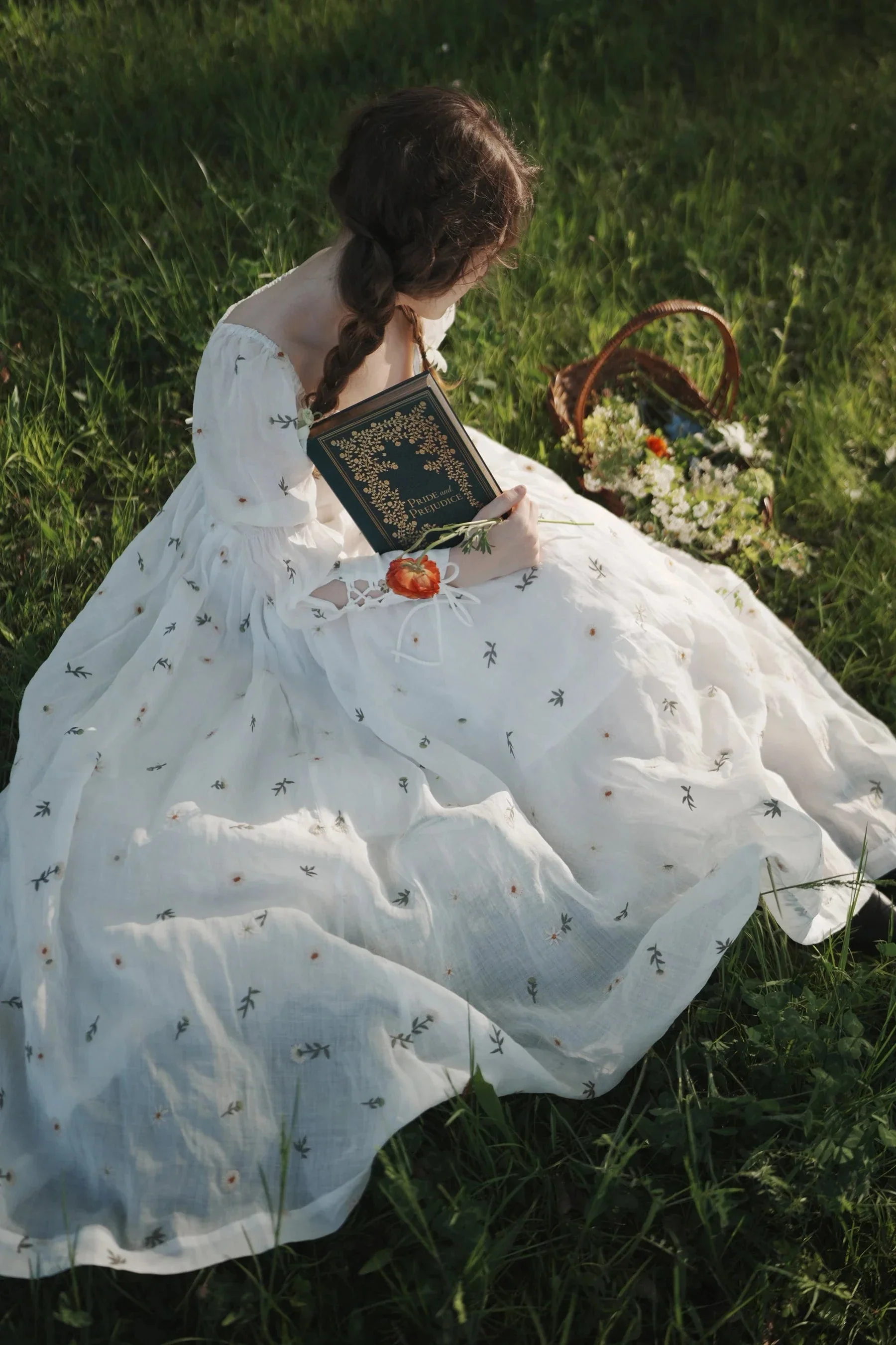 Sakura 21 | Lace-up maxi linen dress - Image 33