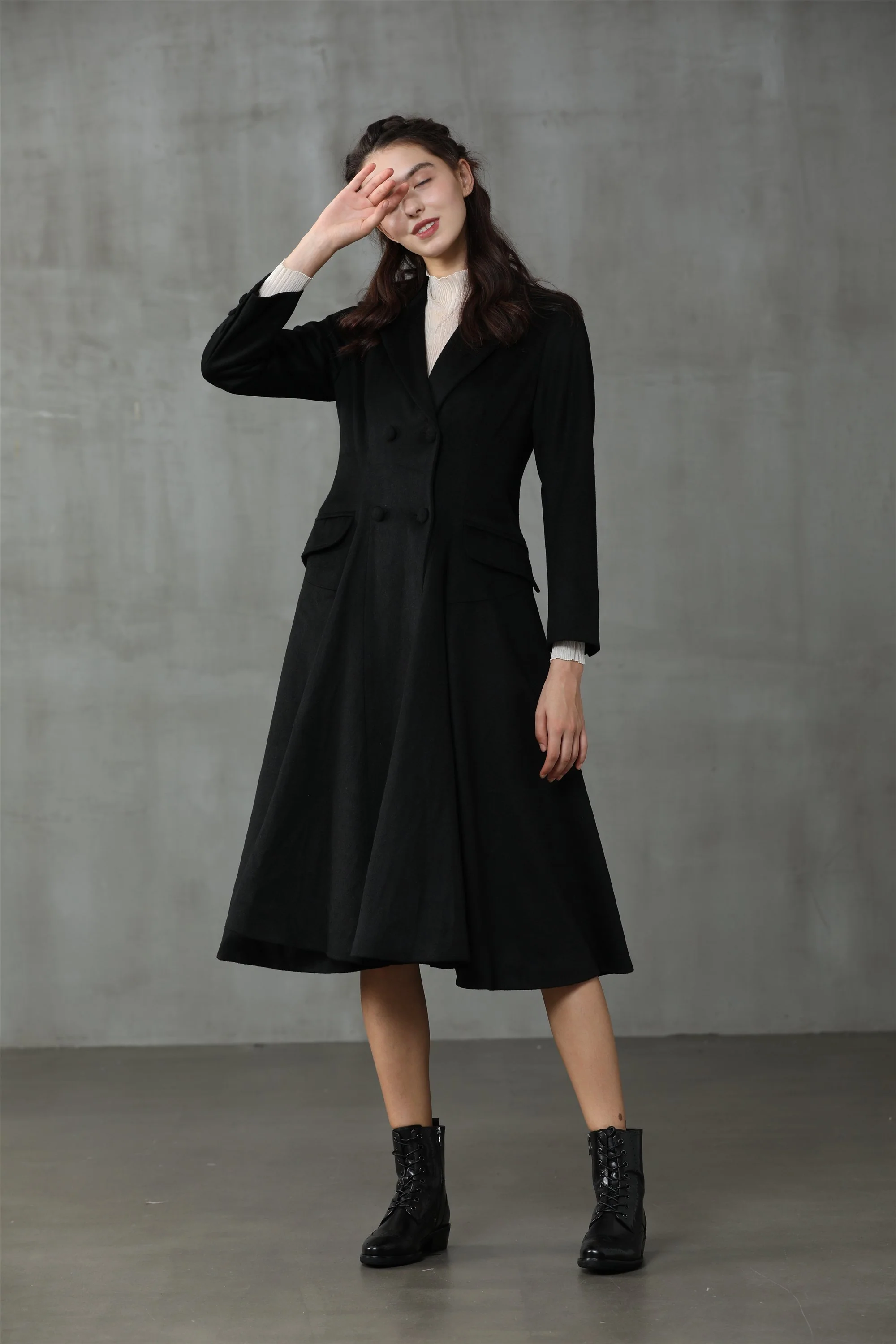 Roman Holiday 2020 | Red Wool Coat Jacket - Image 17