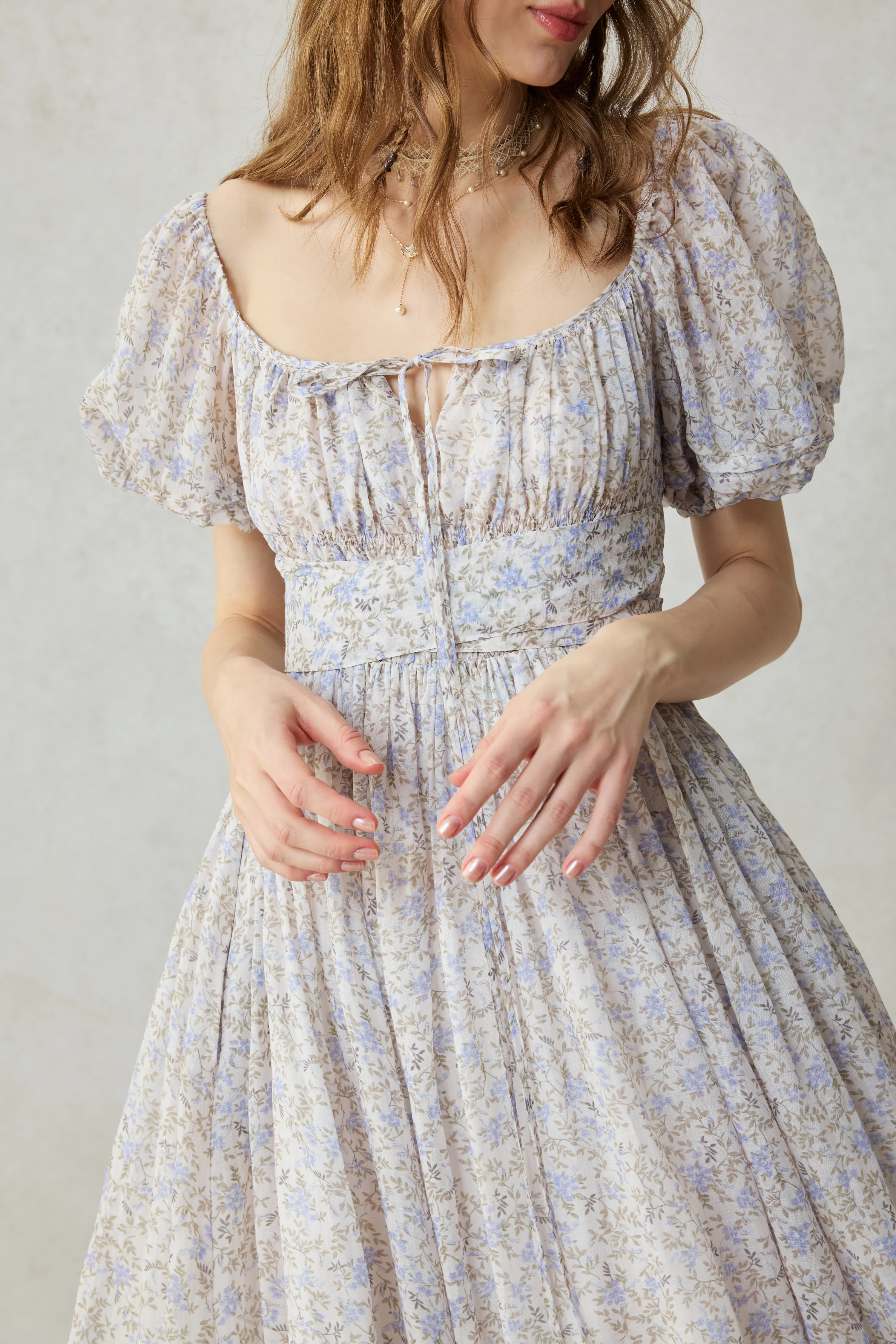 Alice 19 | Floral linen dress - Image 41
