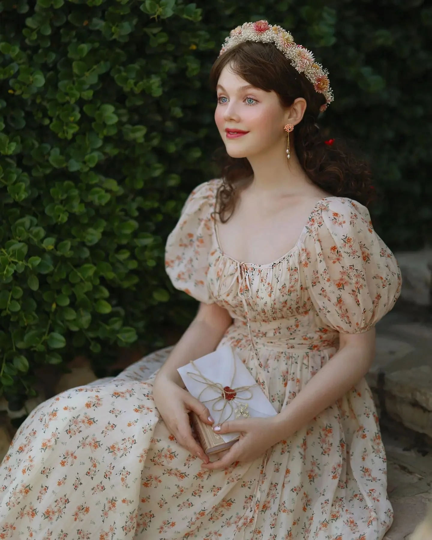 Alice 19 | Floral linen dress - Image 6