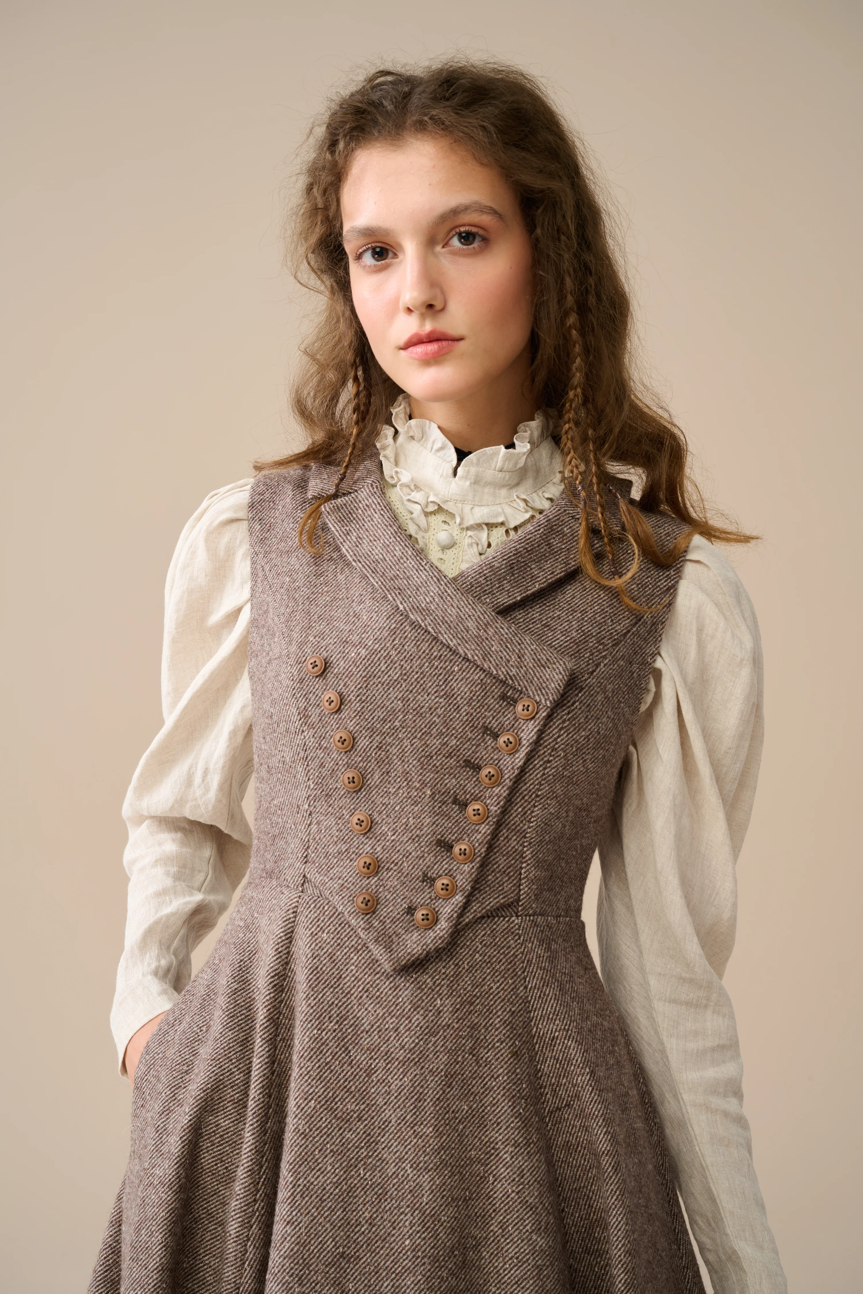 Helen 17| Vintage wool dress - Image 31