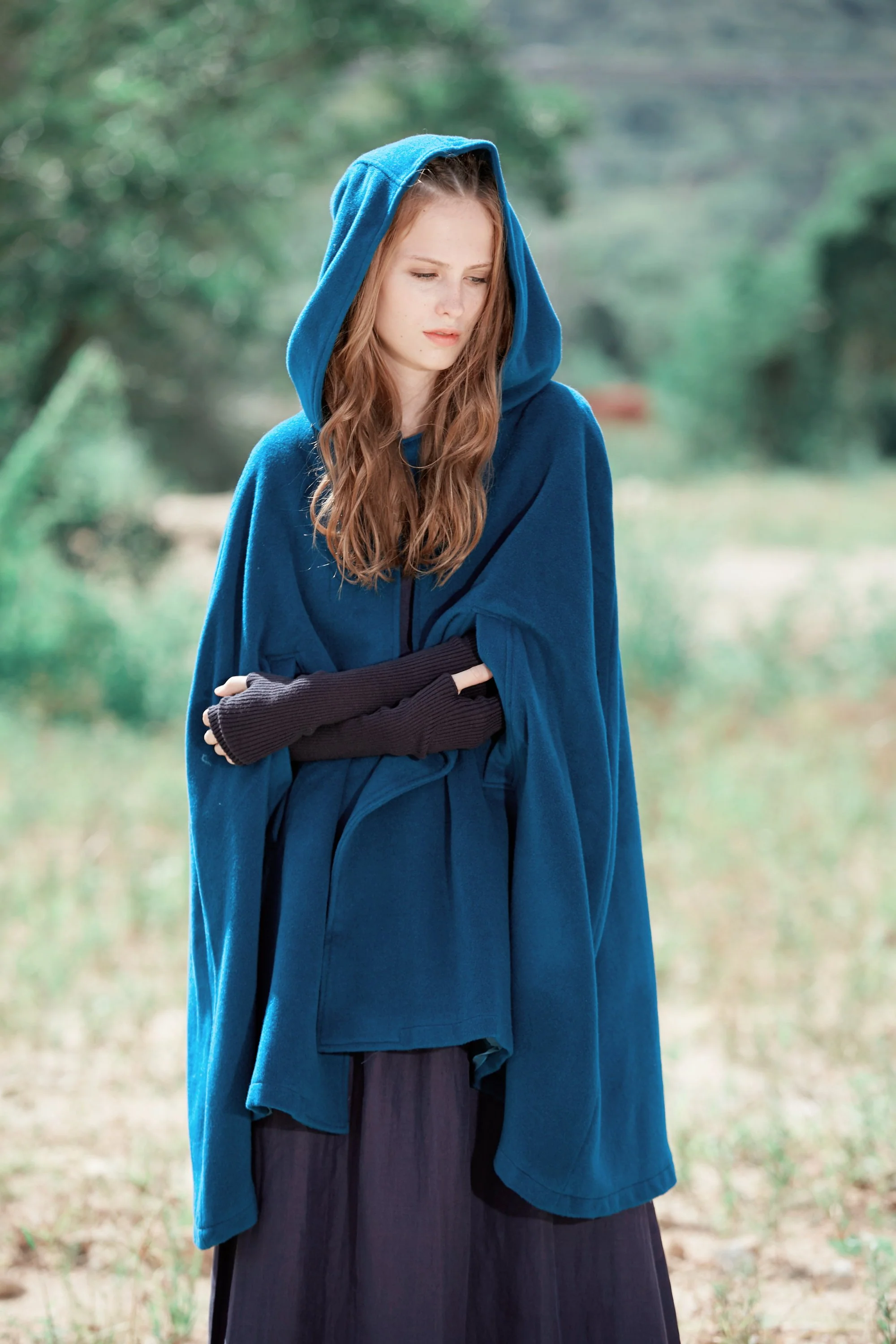 The New Yorker | Hooded Cashmere Cape - Image 21