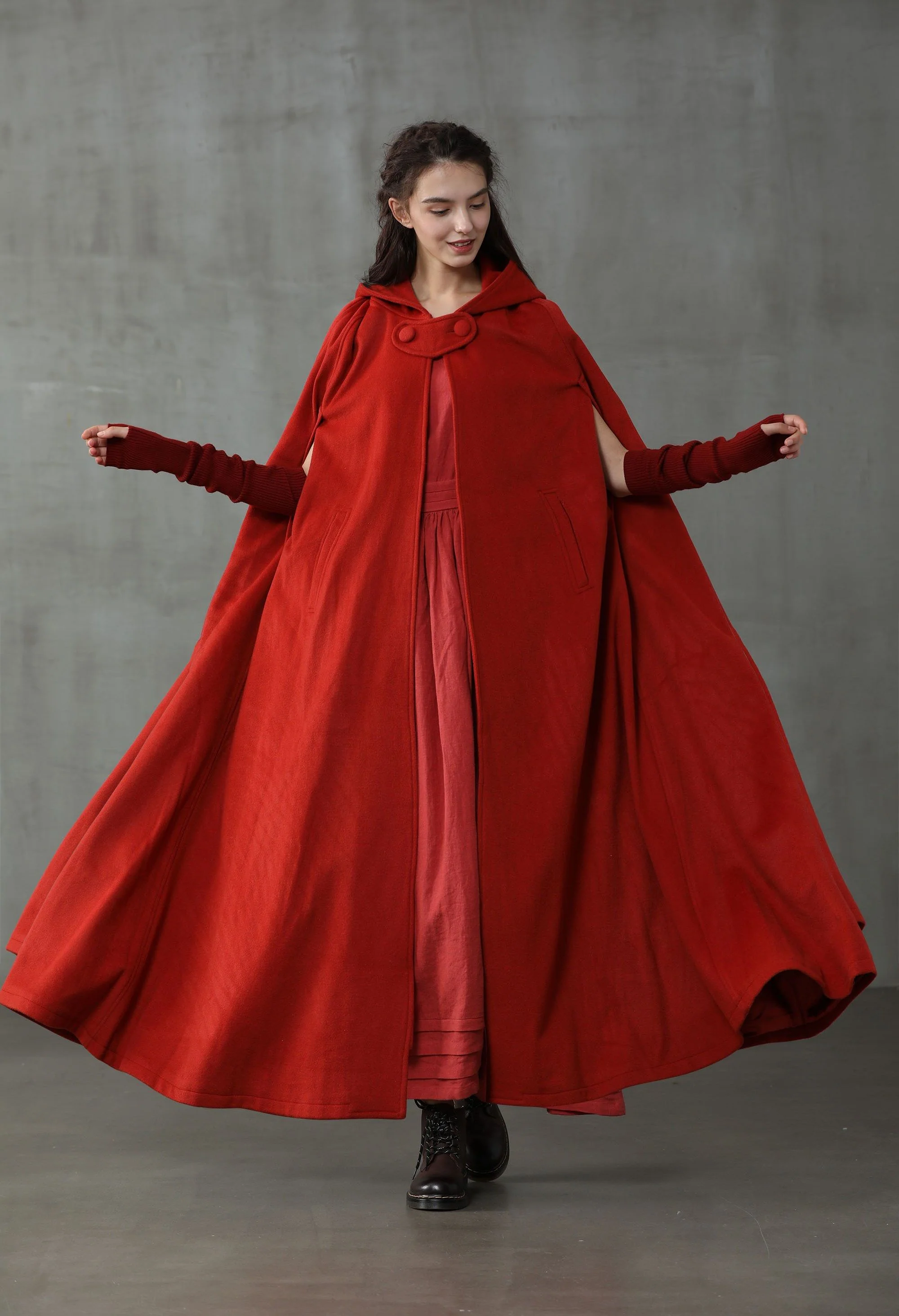 Outlander 2020 | 100% Wool Cloak Coat - Image 11