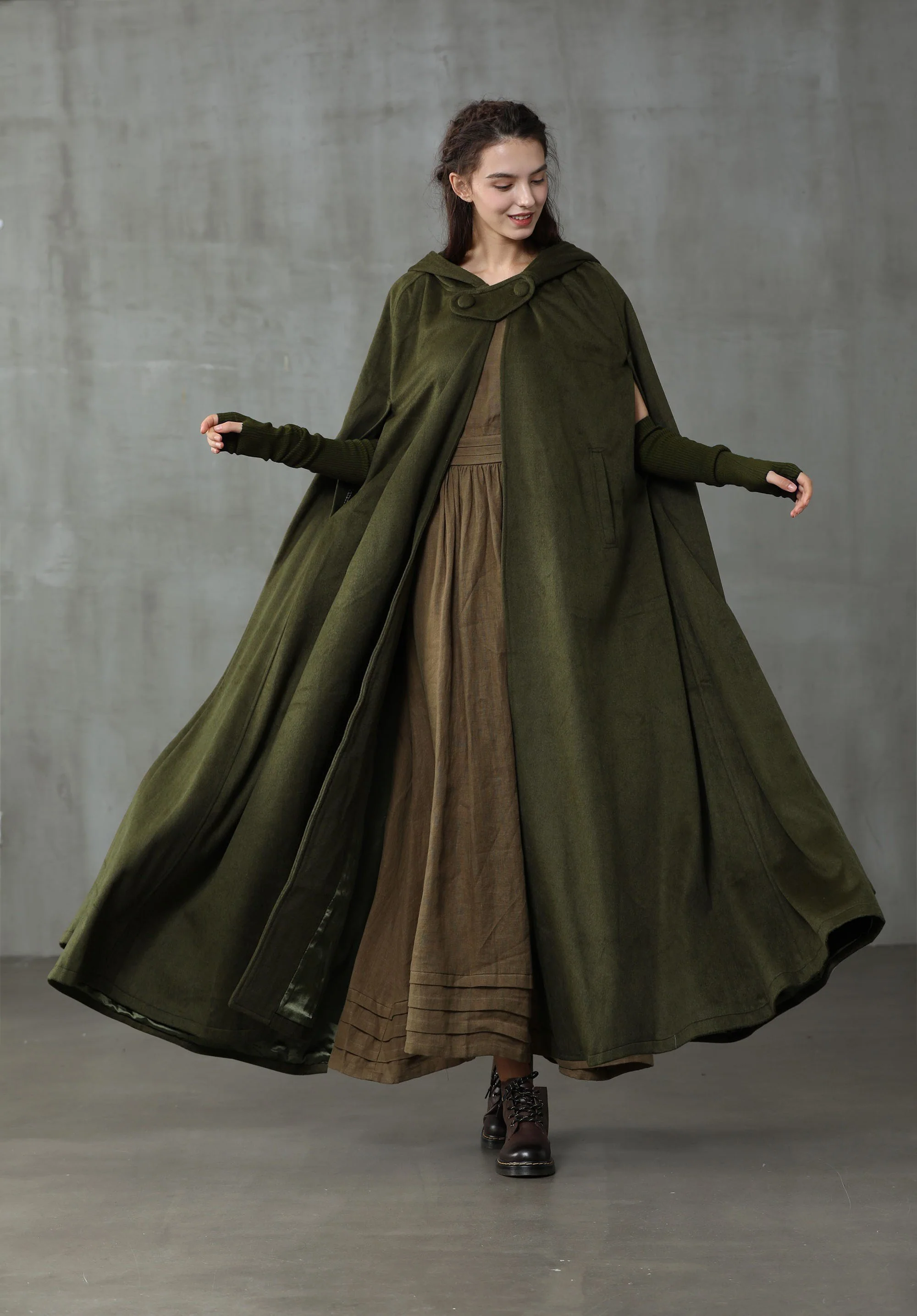 Outlander 2020 | 100% Wool Cloak Coat - Image 12