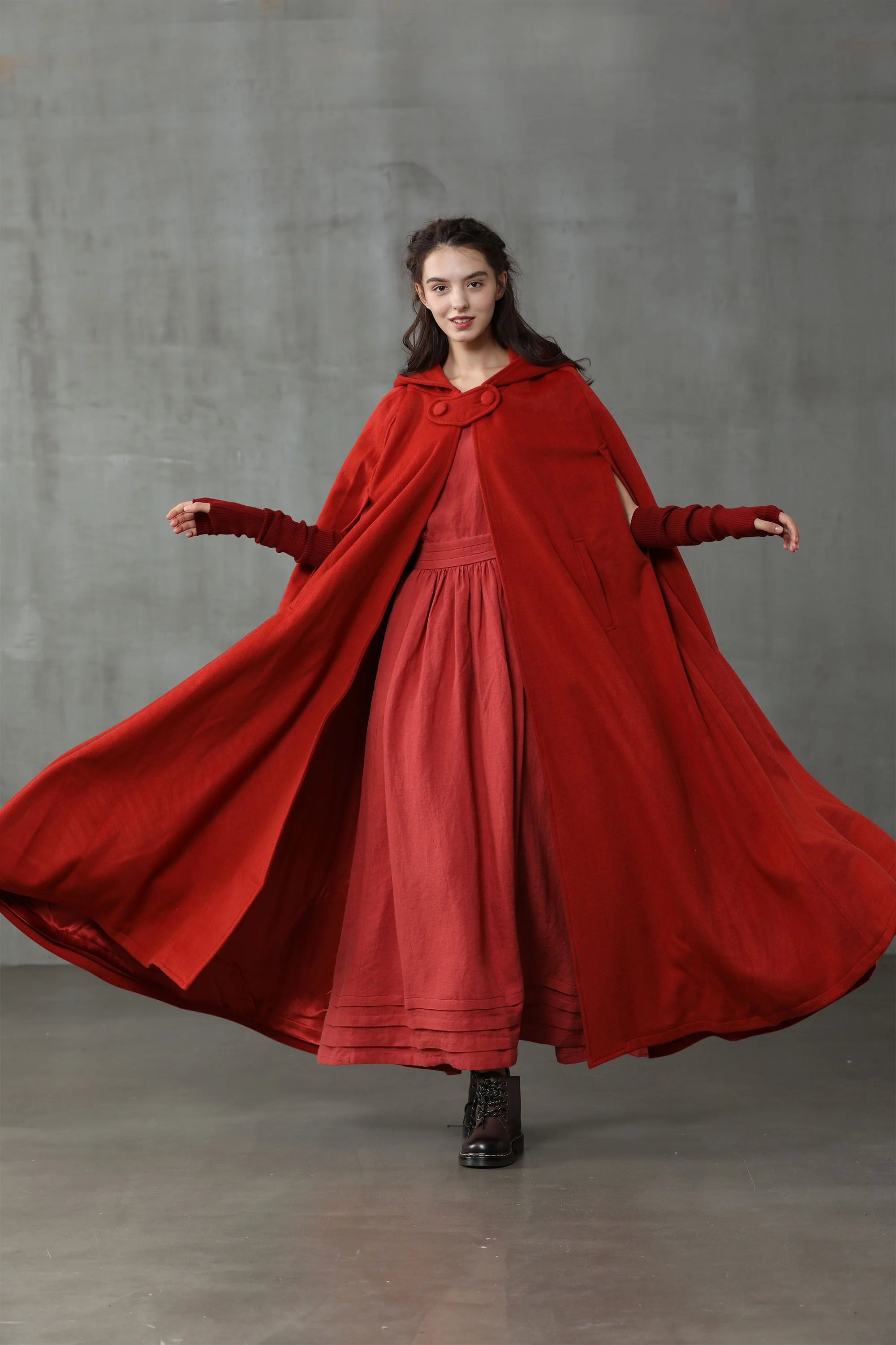 Outlander 2020 | 100% Wool Cloak Coat - Image 9