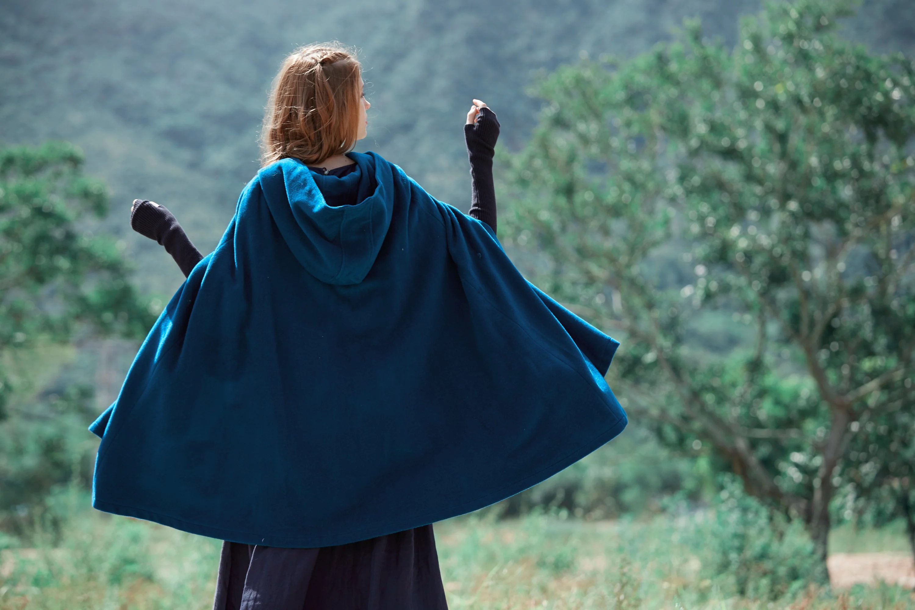 The New Yorker | Hooded Cashmere Cape - Image 20